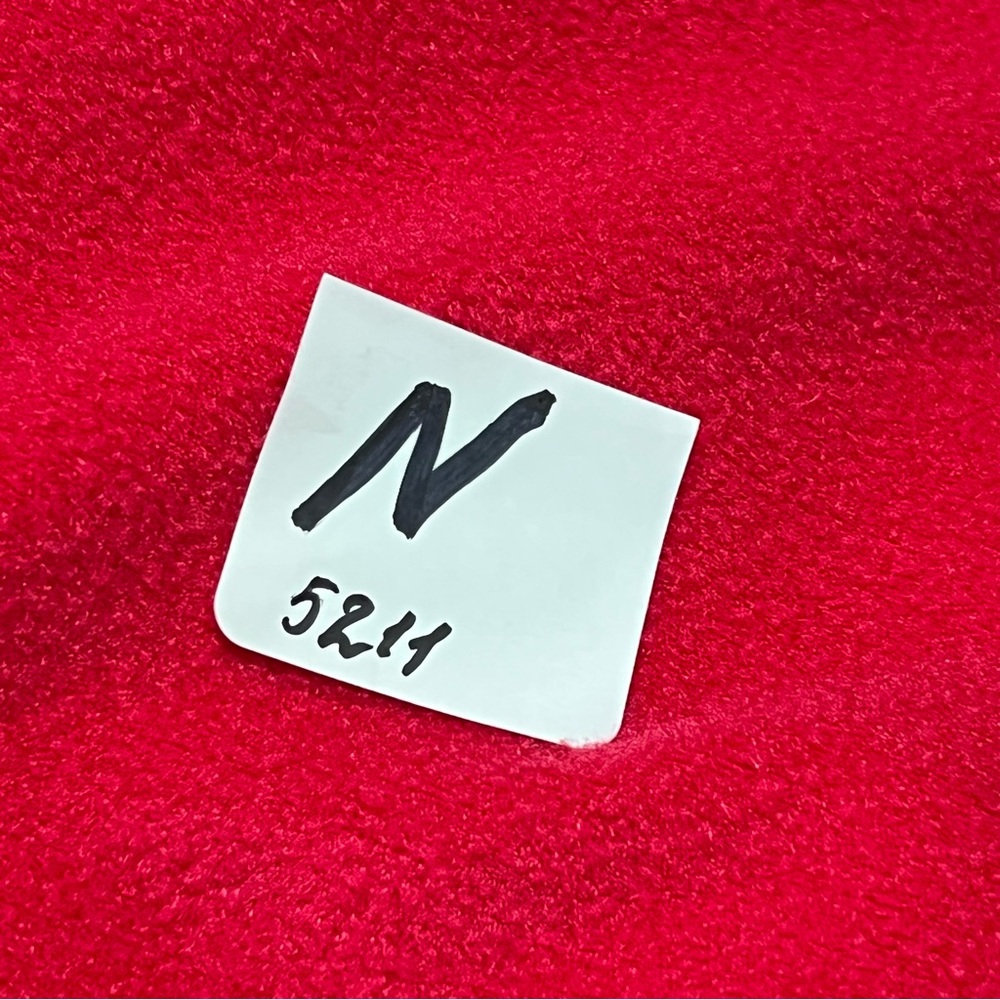 Carriage Court SEARS Red Ruffled Robe Polyester Women’s Size M-L - Picture 13 of 16
